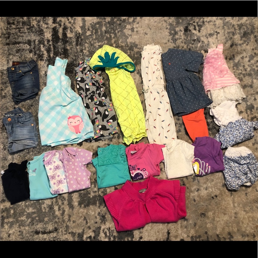 Bundle of 18 month spring summer clothes